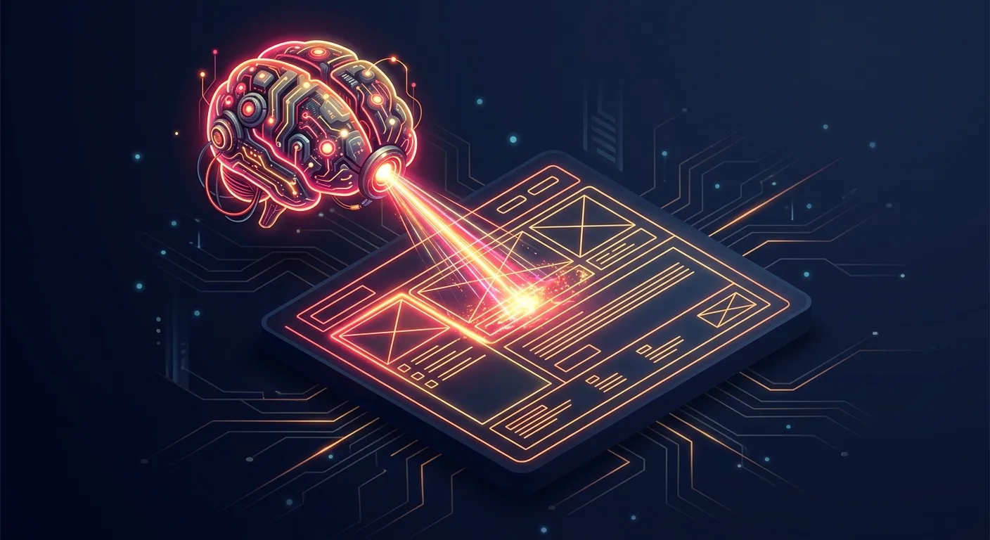 AI-powered SEO audit analyzing generative search performance